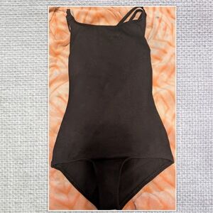 Cross Back Black Theatricals Leotard XLC